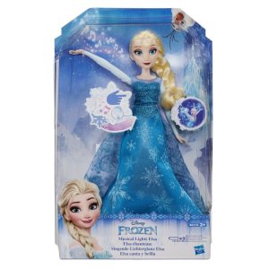 PAPUSA PRINTESA ELSA CU LUMINI SI SUNETE