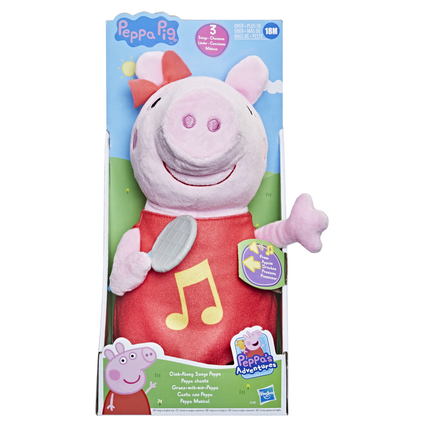 Pepa Pig Plus Muzical 28CM