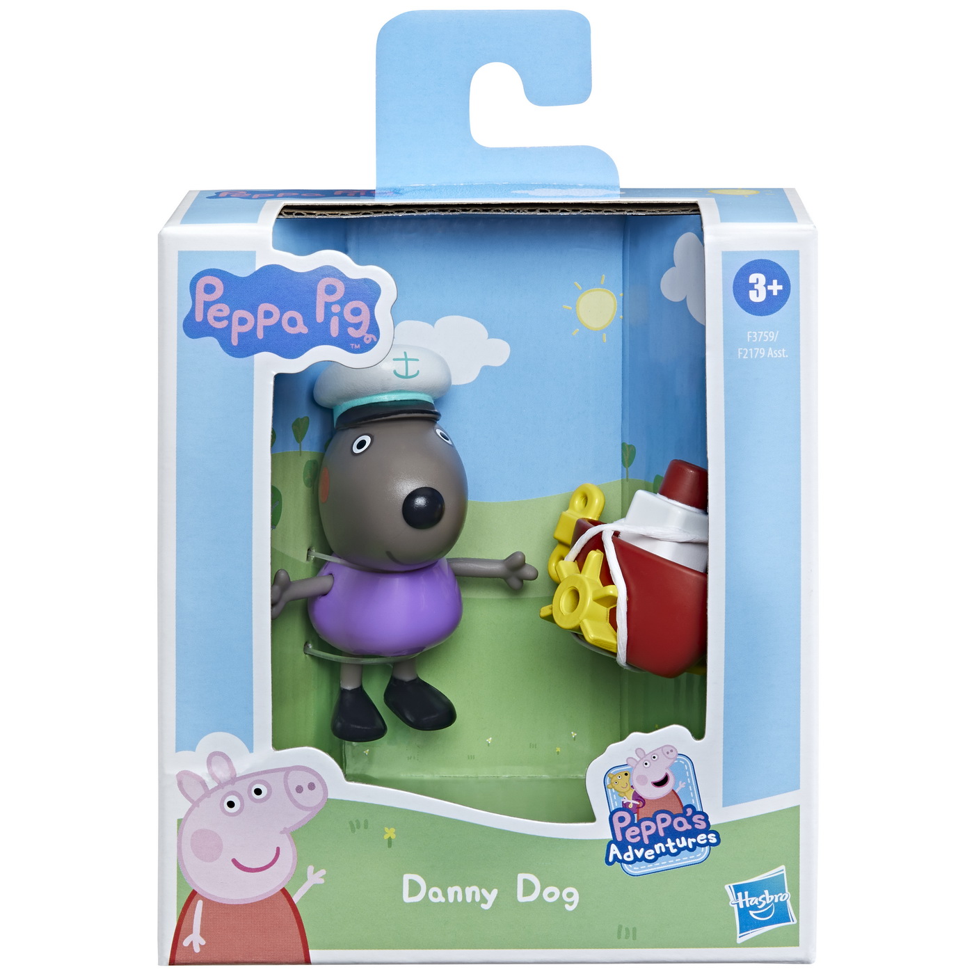 Peppa Pig Figurina Prietenii Amuzanti Catelul Danny 7CM