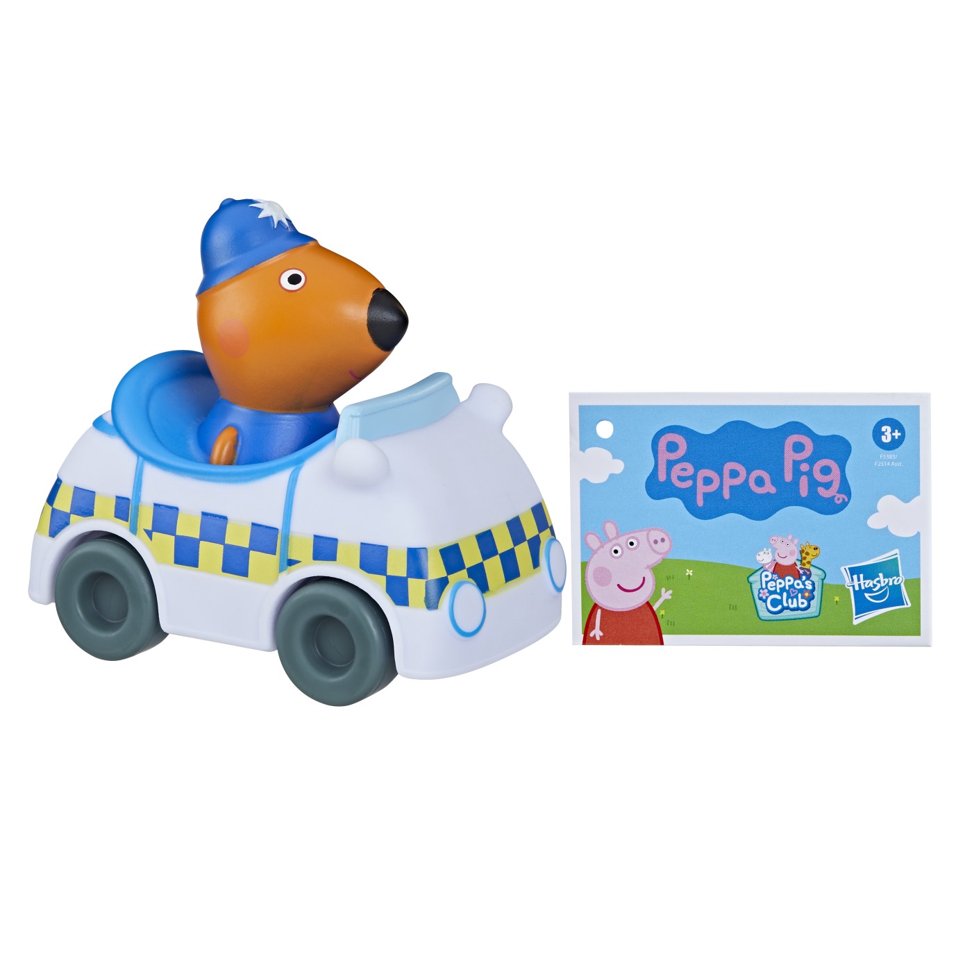 Peppa Pig Masinuta Buggy Si Figurina Iepurasul Politist