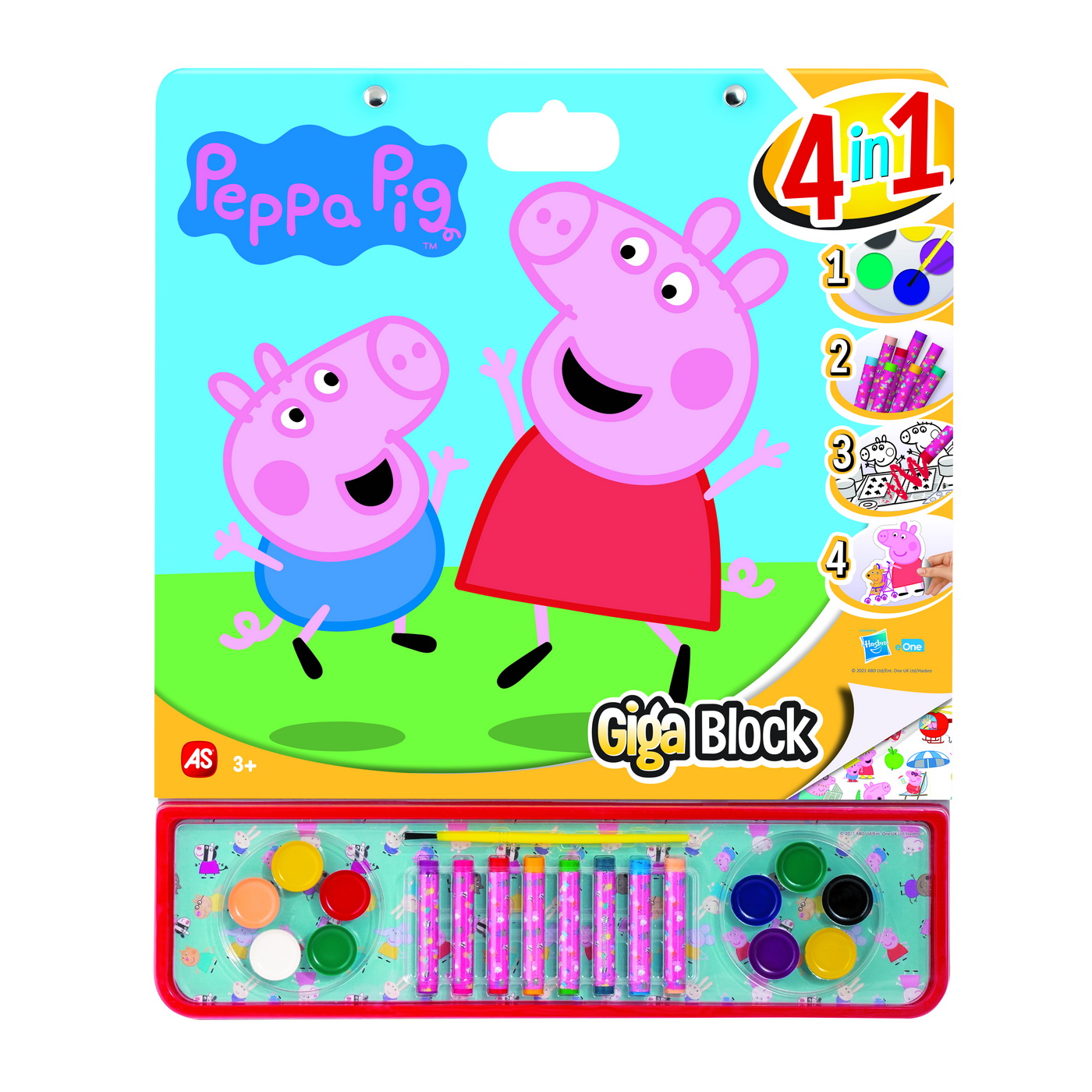 Peppa Pig Set Pentru Desen Giga Block 4 In 1