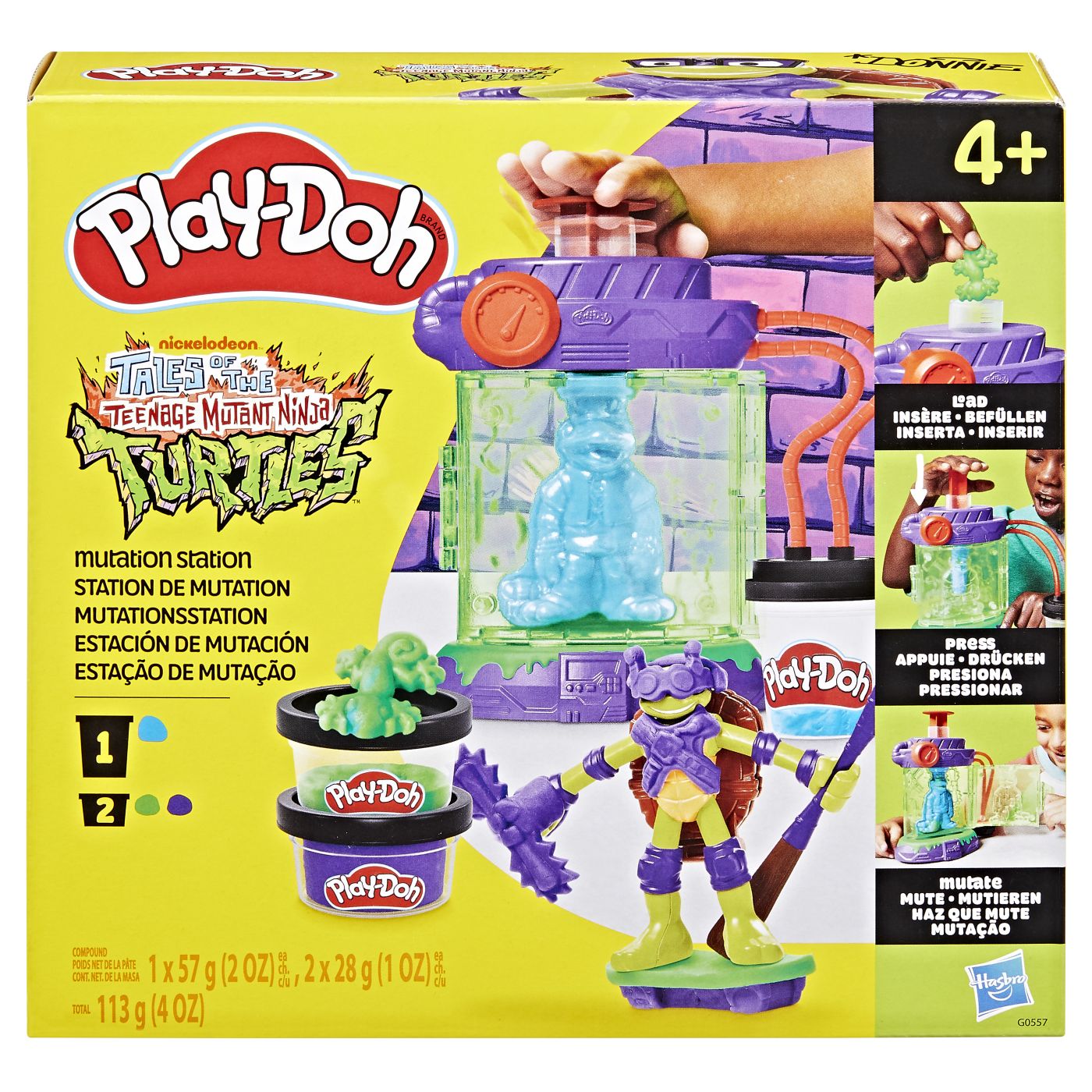 Play Doh Povestiri Cu Testoase Ninja Adolescente Mutante Set Statie De Mutatii
