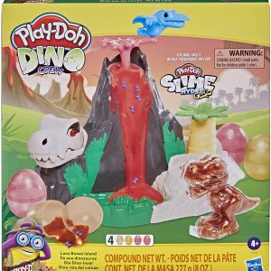 PLAYDOH LAVA BONES ISLAND - ECHIPA DINOZAURILOR