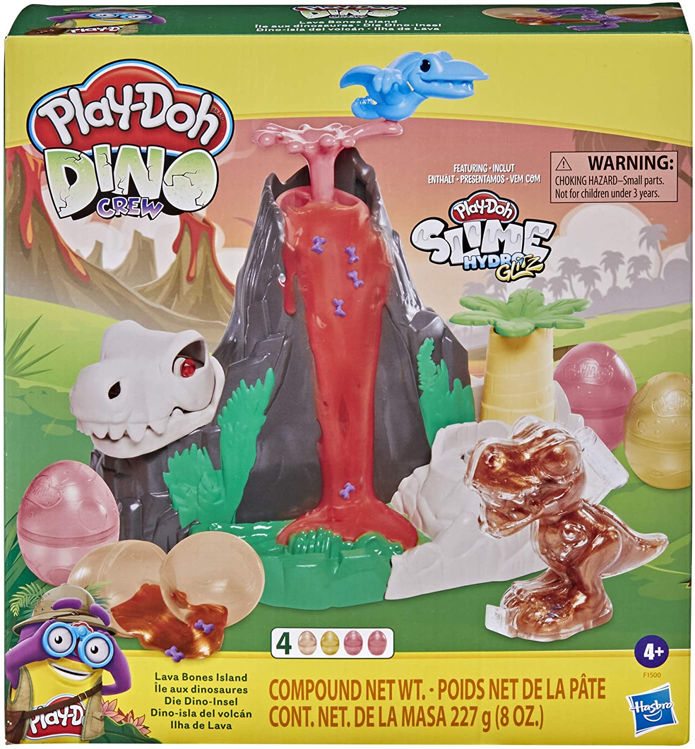 Playdoh Lava Bones Island - Echipa Dinozaurilor