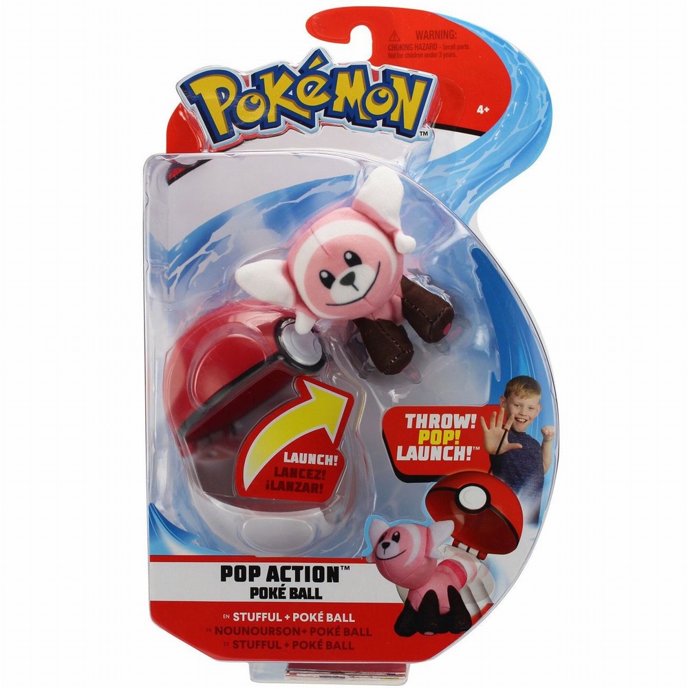 POKEMON FIGURINA STUFFUL IN BILA LANSATOARE