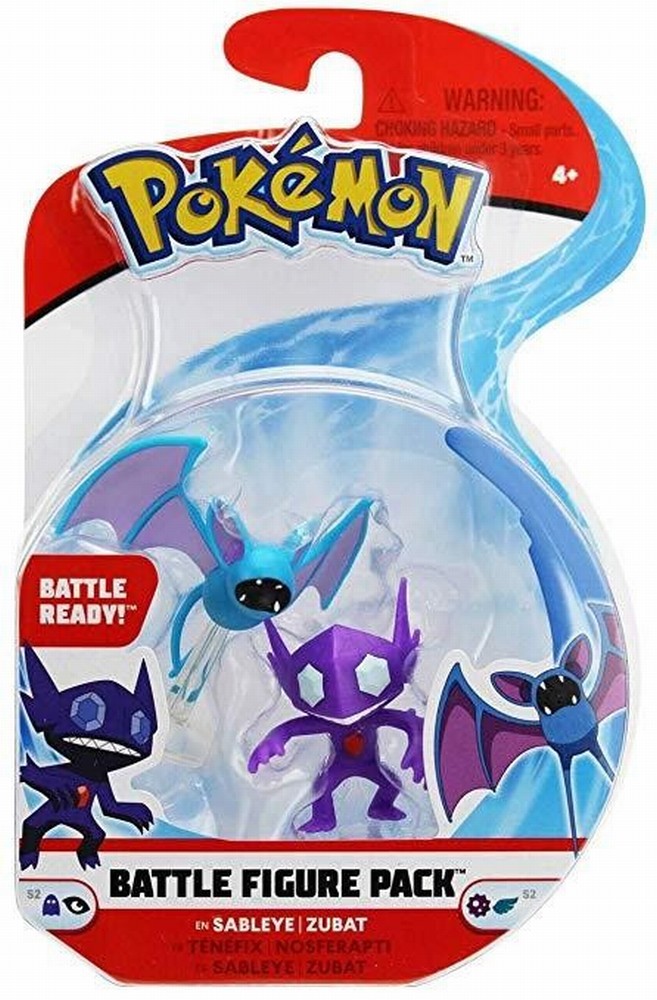 POKEMON FIGURINE SABLEYE SI ZUBAT