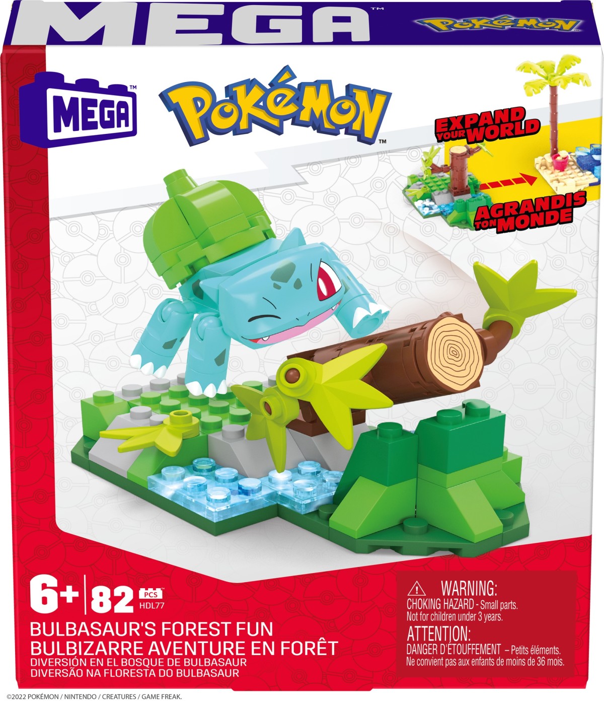 Pokemon Mega Set De Constructie Padurea Lui Bulbasaurus