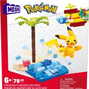 POKEMON MEGA SET DE CONSTRUCTIE PLAJA LUI PIKACHU