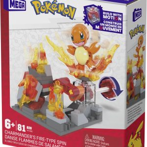POKEMON MEGA SET DE CONSTRUCTIE ROATA DE FOC A LUI CHARMANDER