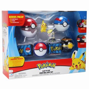 POKEMON SET CUREA CU FIGURINE SI BILE ADITIONALE