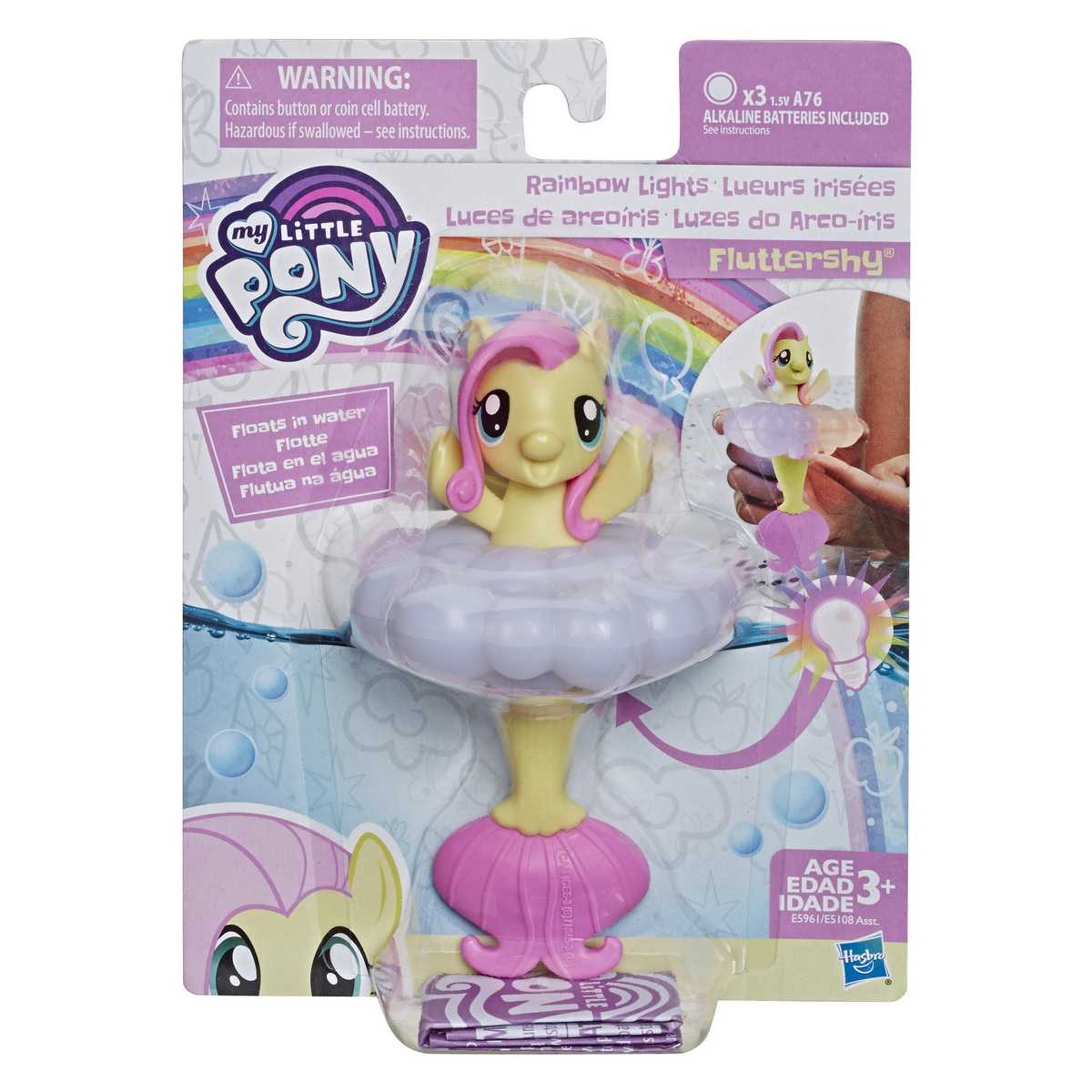 PONEI SIRENA FLUTTERSHY CU LUMINI CURCUBEU