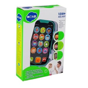 PRIMUL MEU TELEFON SMART ALBASTRU CU MUZICA SI LUMINI