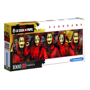 PUZZLE CASA DE PAPEL 1000 DE PIESE PANORAMA CLEMENTONI