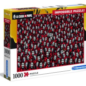 PUZZLE IMPOSSIBLE LA CASA DE PAPEL 1000 DE PIESE CLEMENTONI