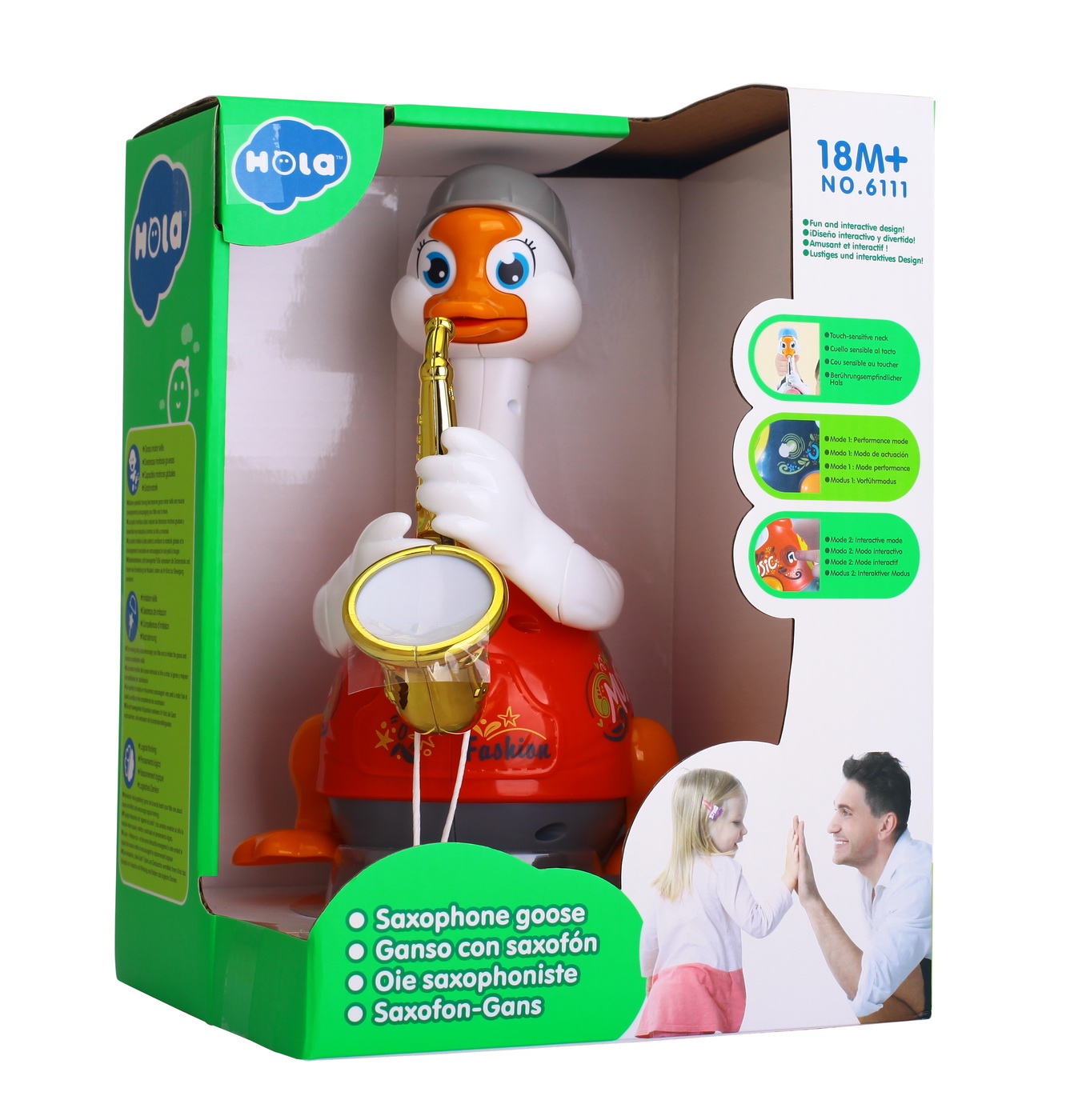 Ratoiul Interactiv Rosu Cu Saxofon