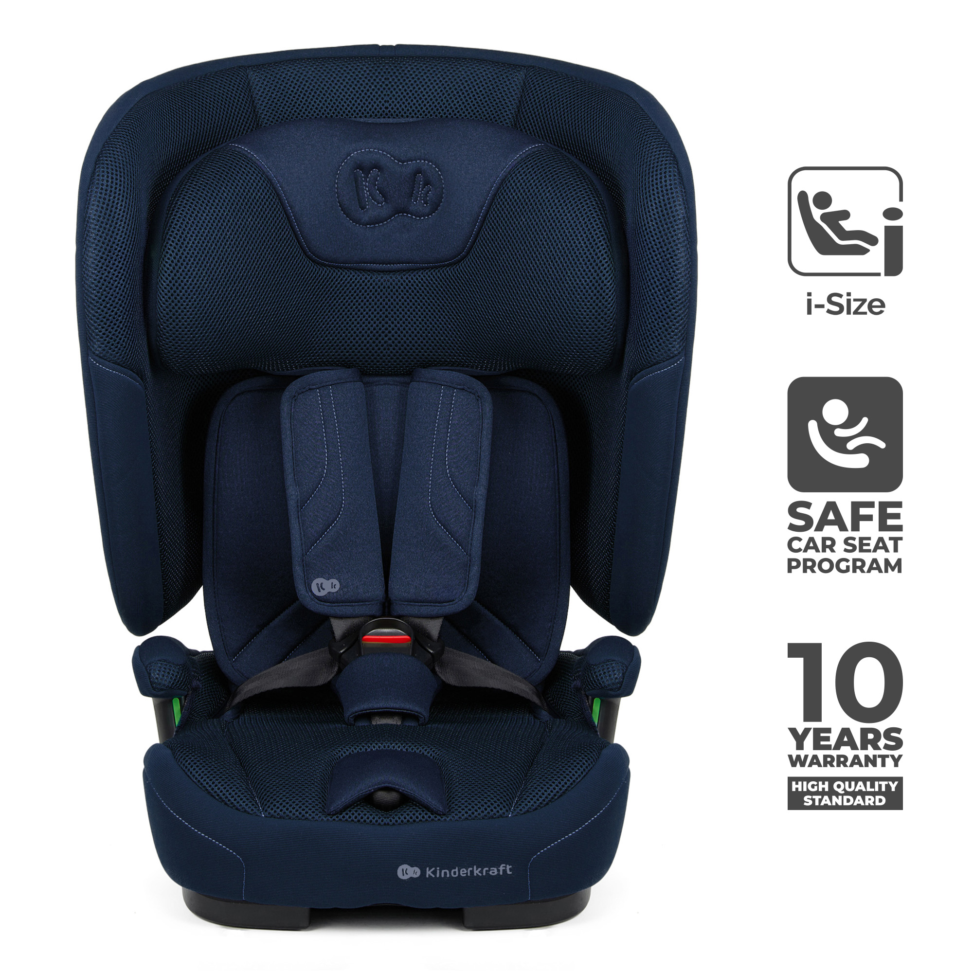Scaun Auto Kinderkraft FIX2GO 76-150 Cm, Navy