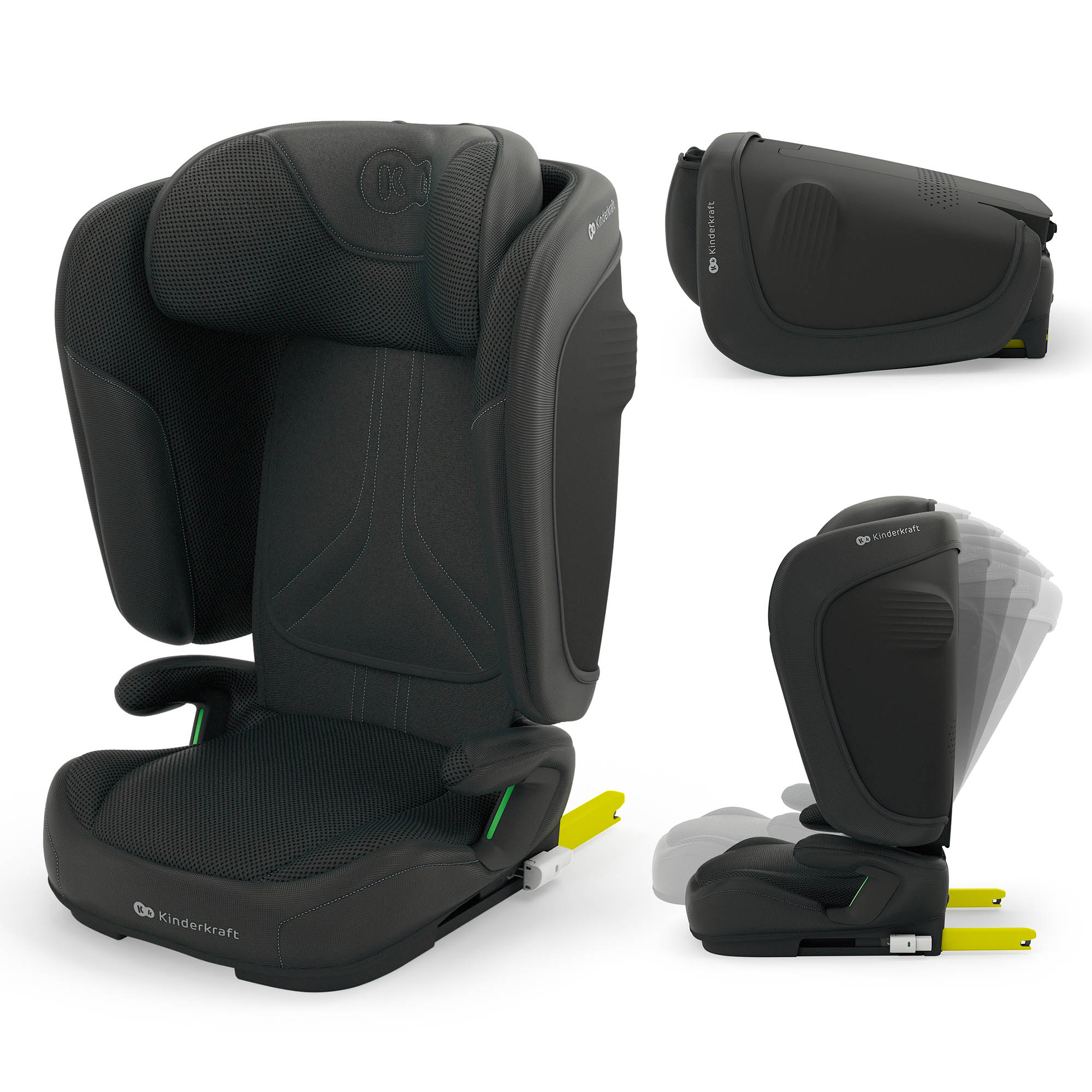 Scaun Auto Kinderkraft UNITY2 100-150 Cm, Black