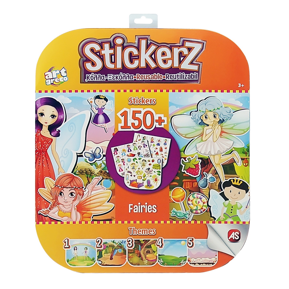 SET 150 DE AUTOCOLANTE STICKERZ REUTILIZABILE CU ZANE