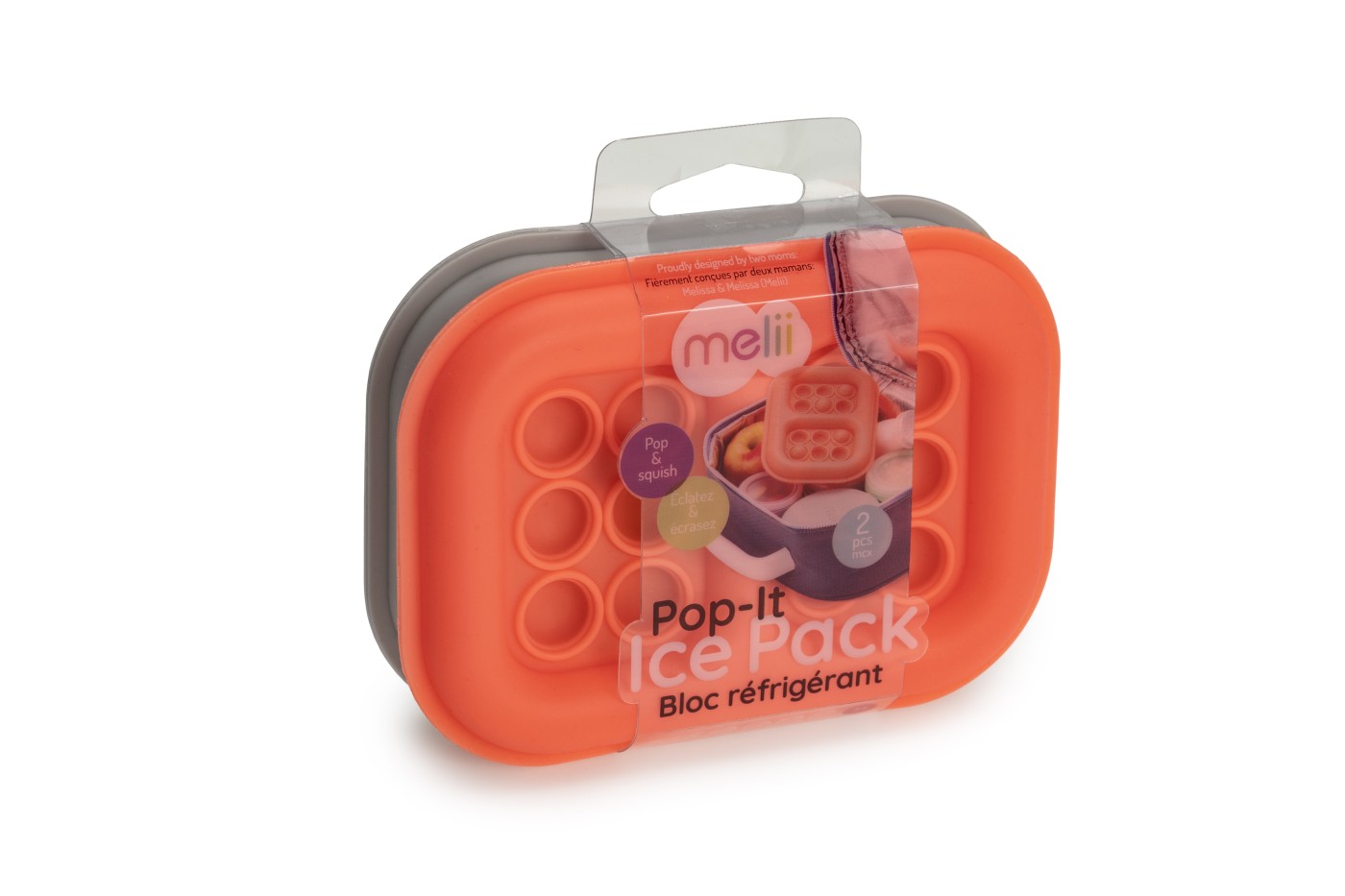 SET 2 PASTILE RACIRE POP-UP, MELII, PINK-GREY