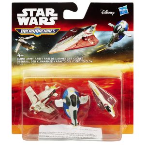 SET 3 FIGURINE MICROMACHINES EPISODUL VII CLONE ARMY RAID