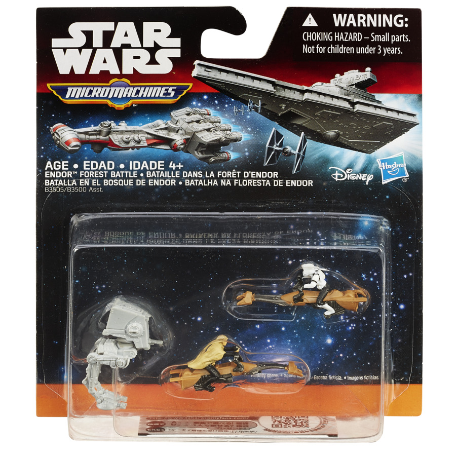 SET 3 FIGURINE MICROMACHINES EPISODUL VII FOREST BATTLE
