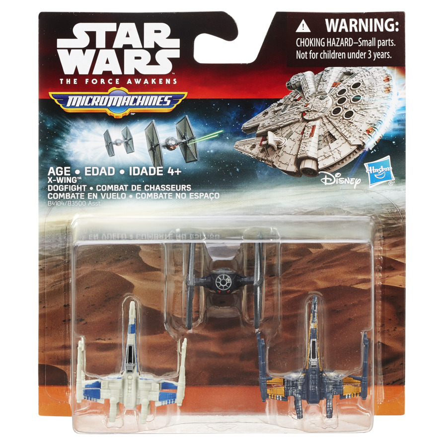 SET 3 FIGURINE MICROMACHINES EPISODUL VII XWING DOGFIGHT