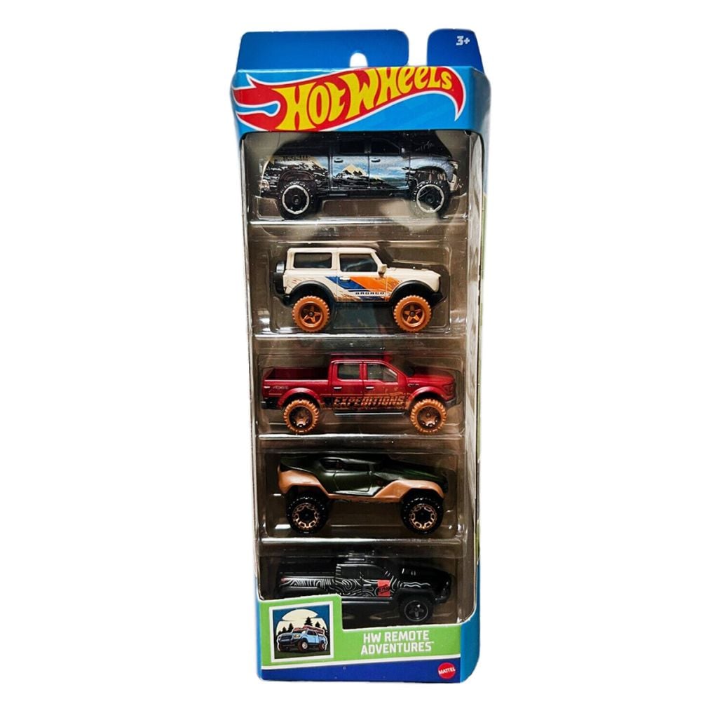 Set 5 Masini Hot Wheels Remote Adventures