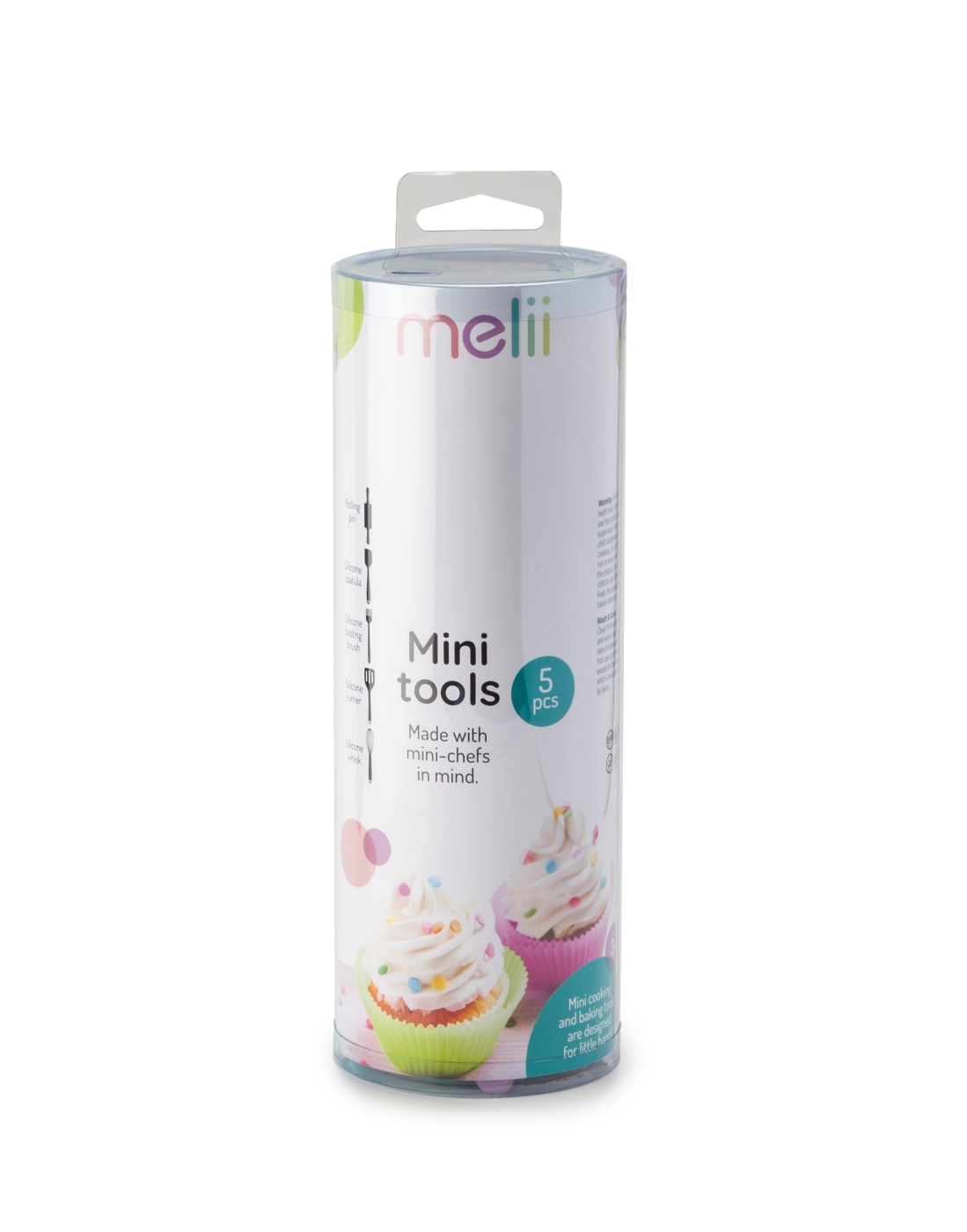 SET 5 PIESE MINI USTENSILE BAKING, MELII, COLORATE