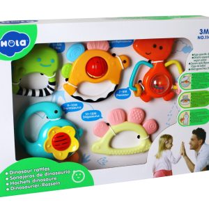 SET 5 ZORNAITORI DINOZAURI MULTICOLORI