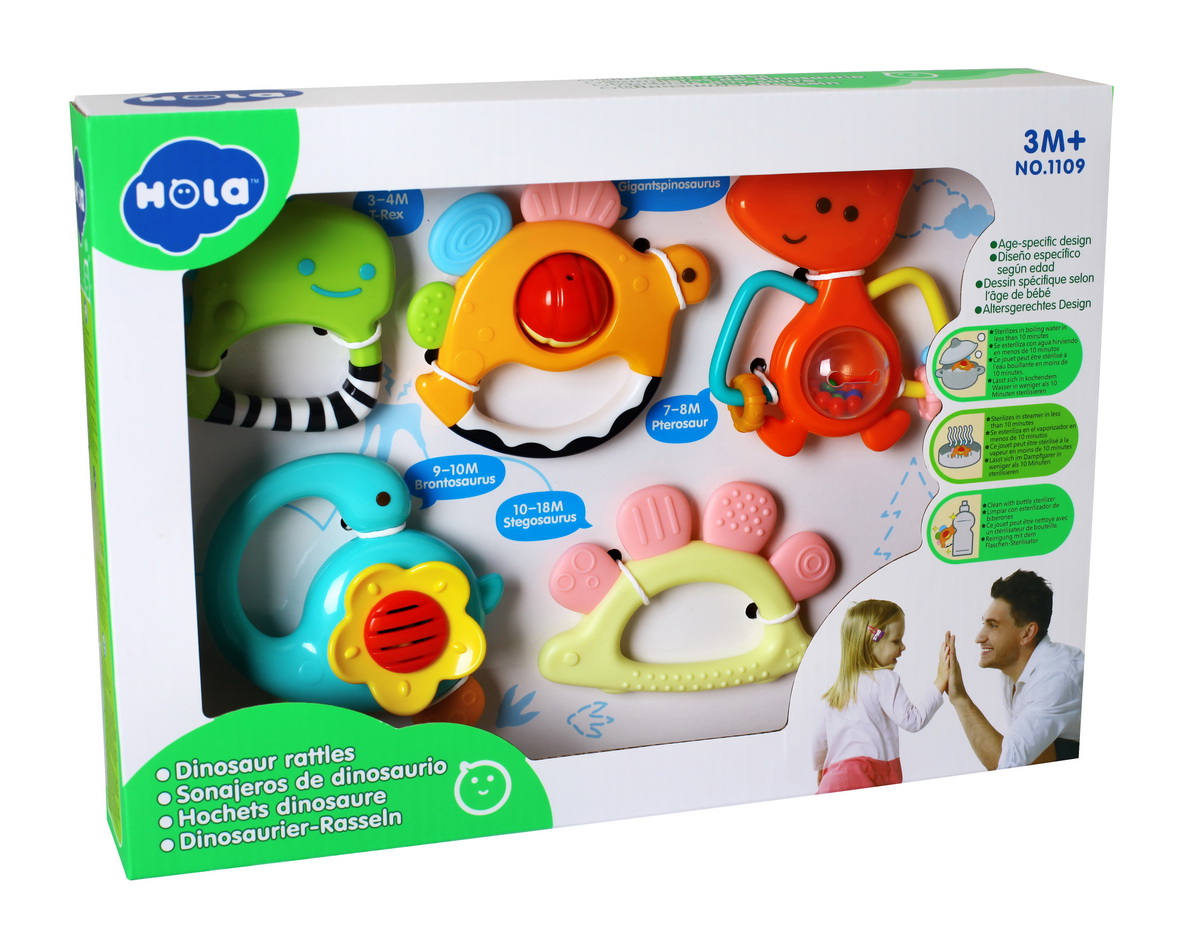 Set 5 Zornaitori Dinozauri Multicolori