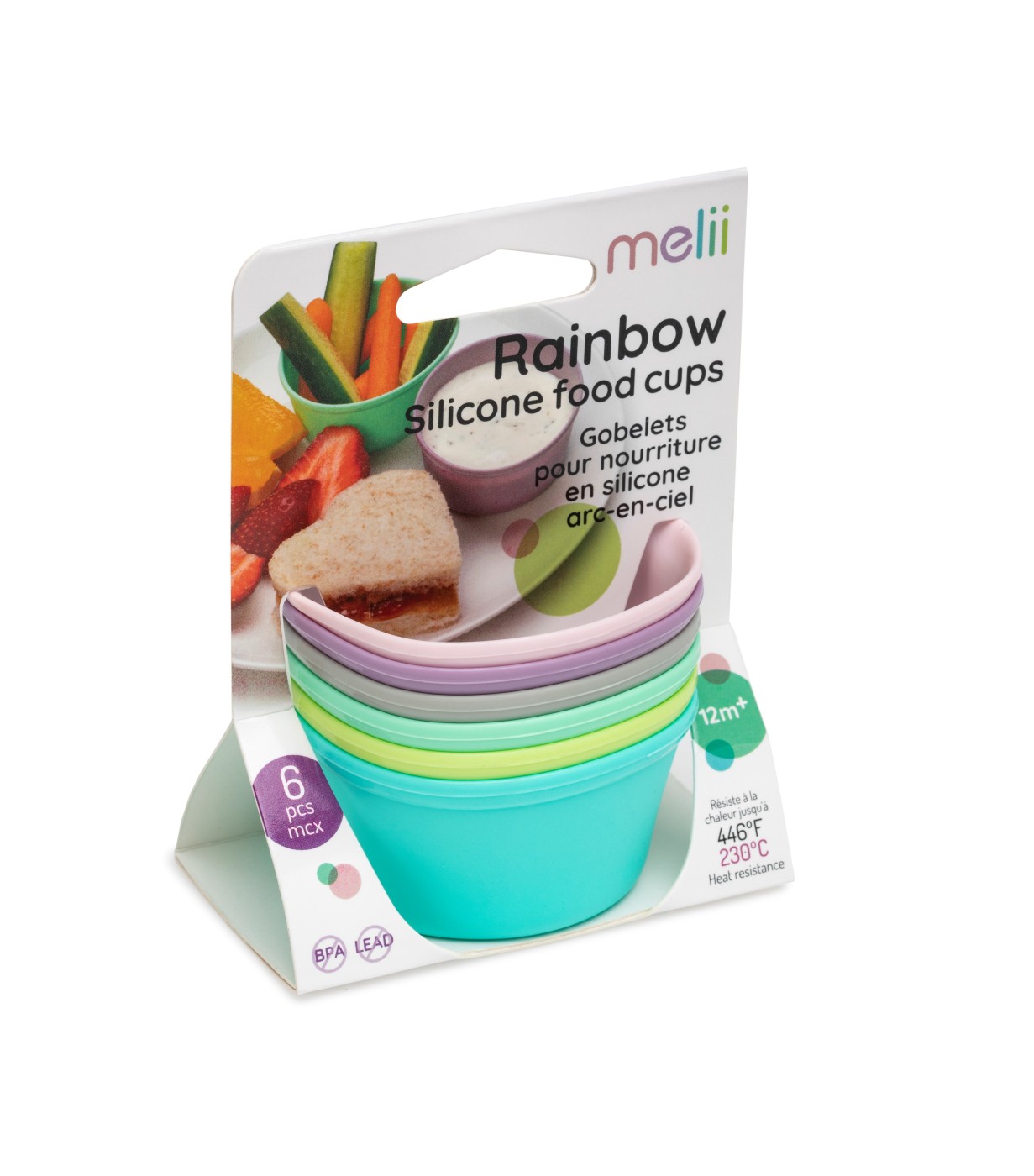 SET 6 FORME DE GATIT SILICON, MELII, MULTICOLOR
