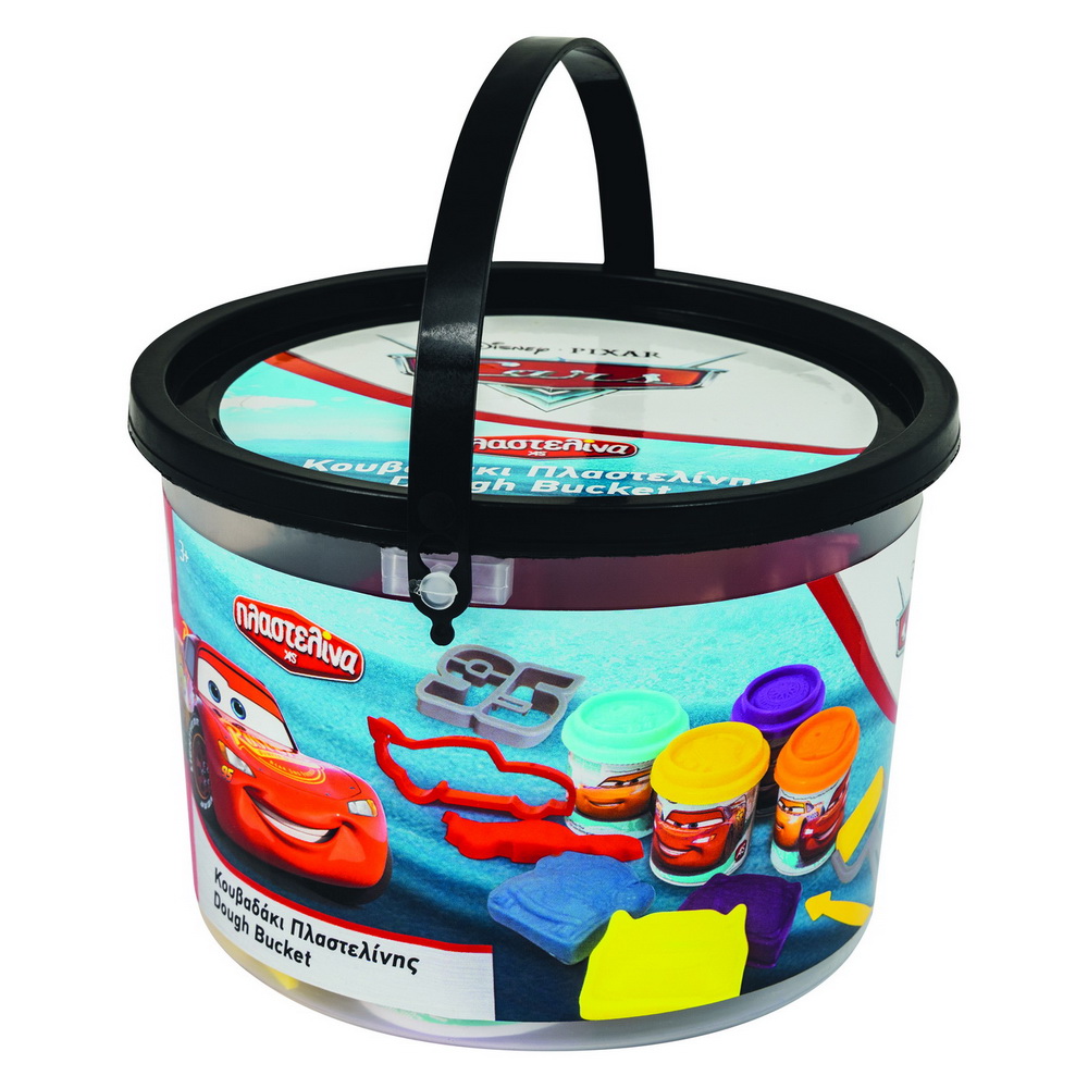 Set Cars Galetusa Cu 4 Borcanase Plastilina Si Accesorii Pentru Modelat