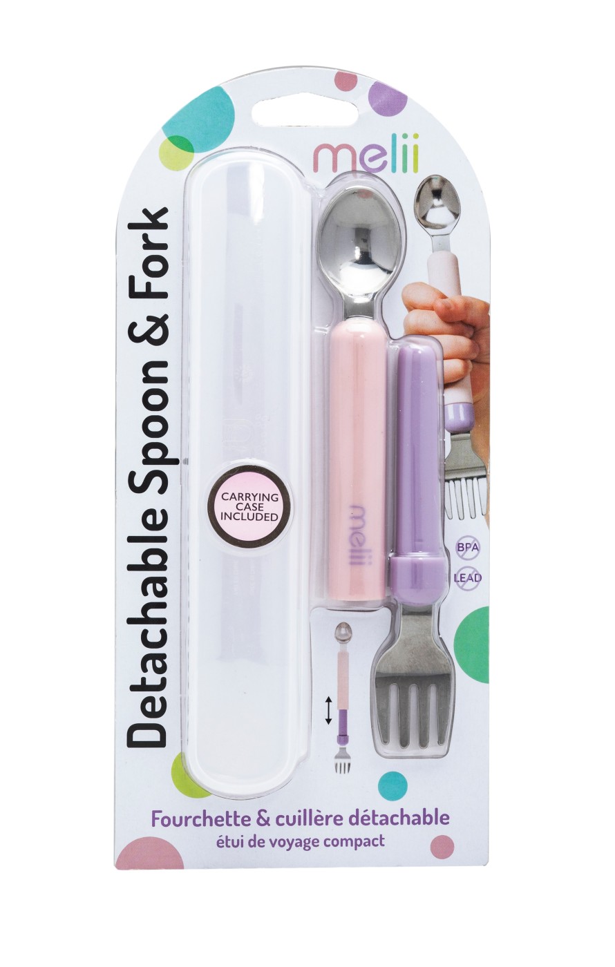 Set Lingurita-Furculita, Melii, Pink&Purple