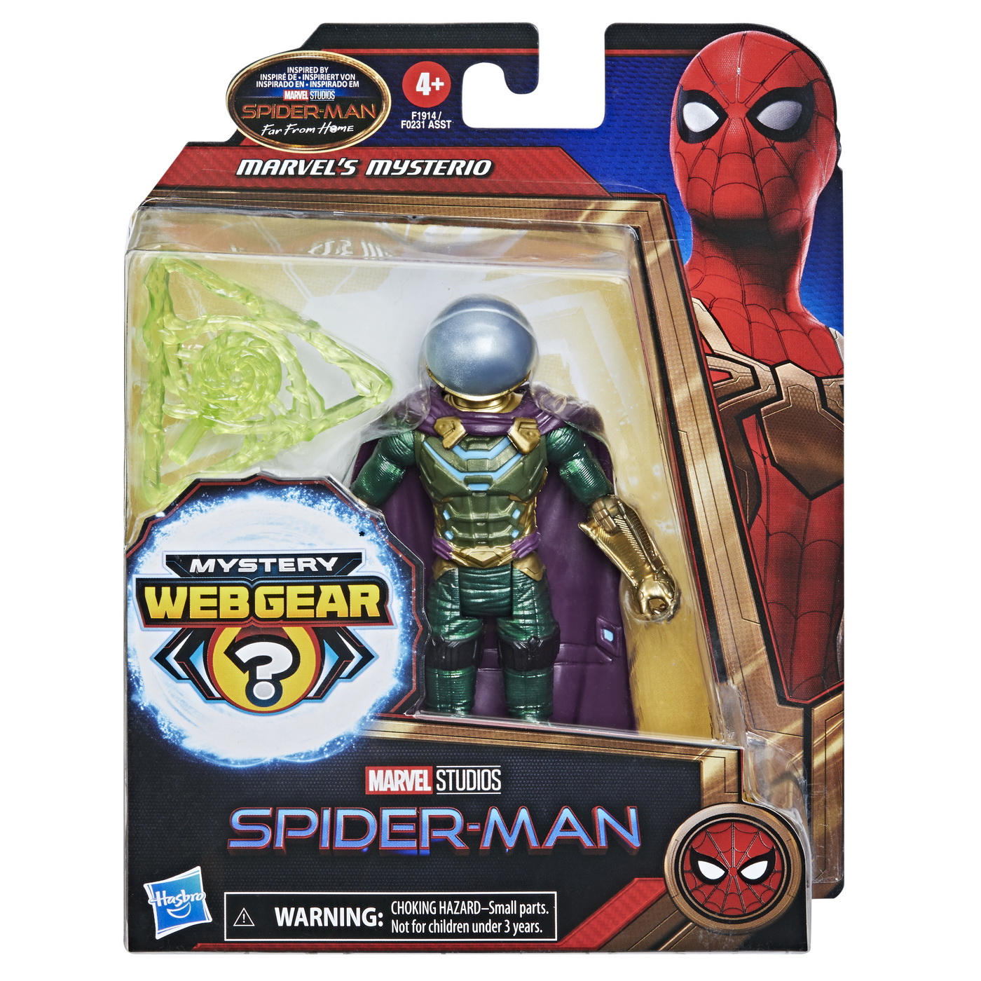 SPIDER-MAN MYSTERY WEBGEAR FIGURINA THUNDER 15CM
