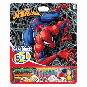 SPIDER MAN SET PENTRU DESEN GIGA BLOCK 5 IN 1