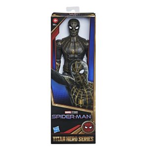 SPIDERMAN FIGURINA SPIDERMAN COSTUM NEGRU SI AURIU 30CM