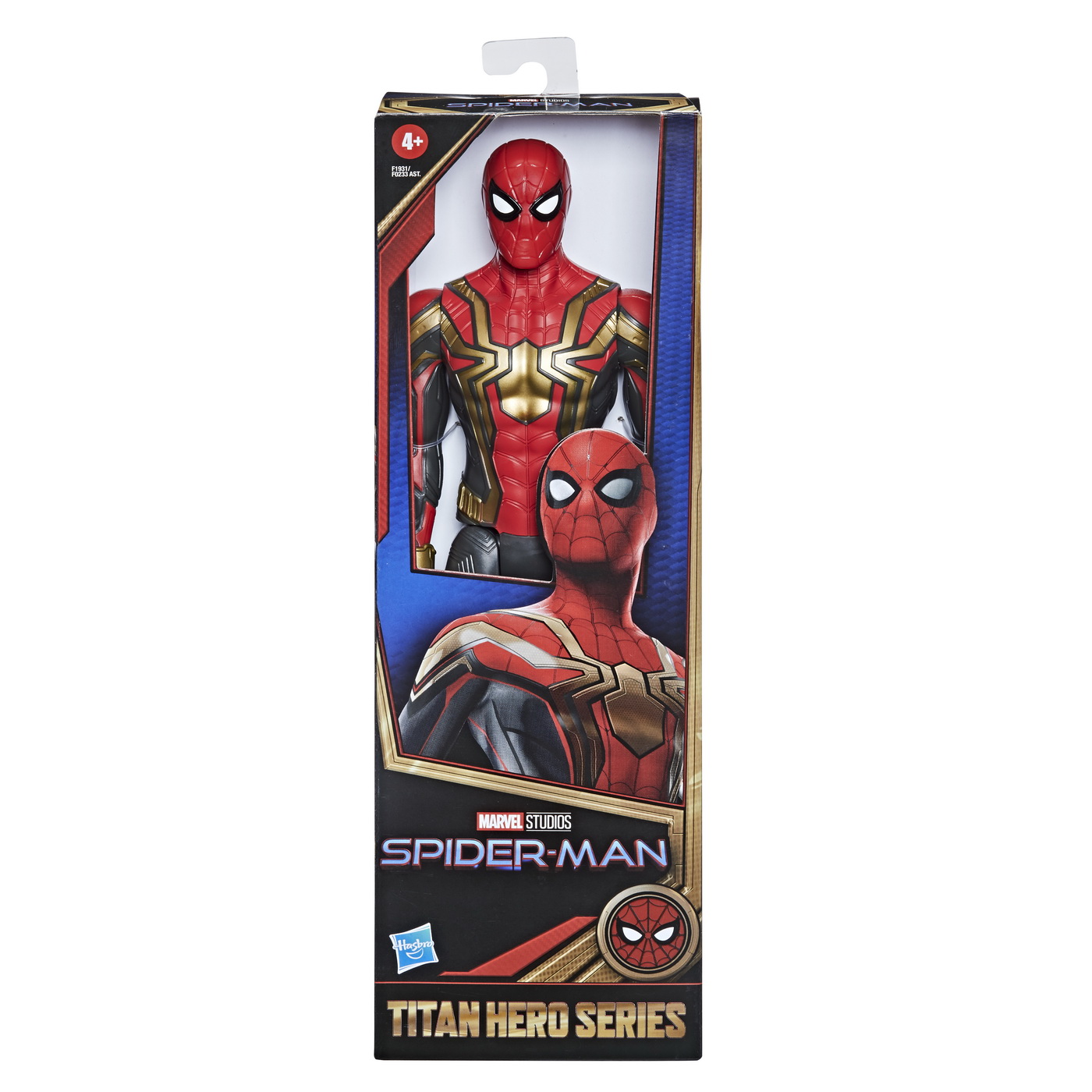 SPIDERMAN FIGURINA SPIDERMAN COSTUM ROSU NEGRU SI AURIU 30CM