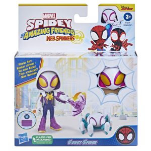 SPIDEY PRIETENII EXTRAORDINARI SET FIGURINA GHOST SPIDER 10CM SI ACCESORII