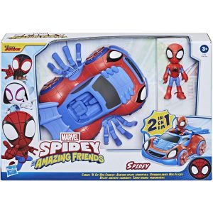SPIDEY PRIETENII EXTRAORDINARI SET VEHICUL SI FIGURINA MILES MORALES