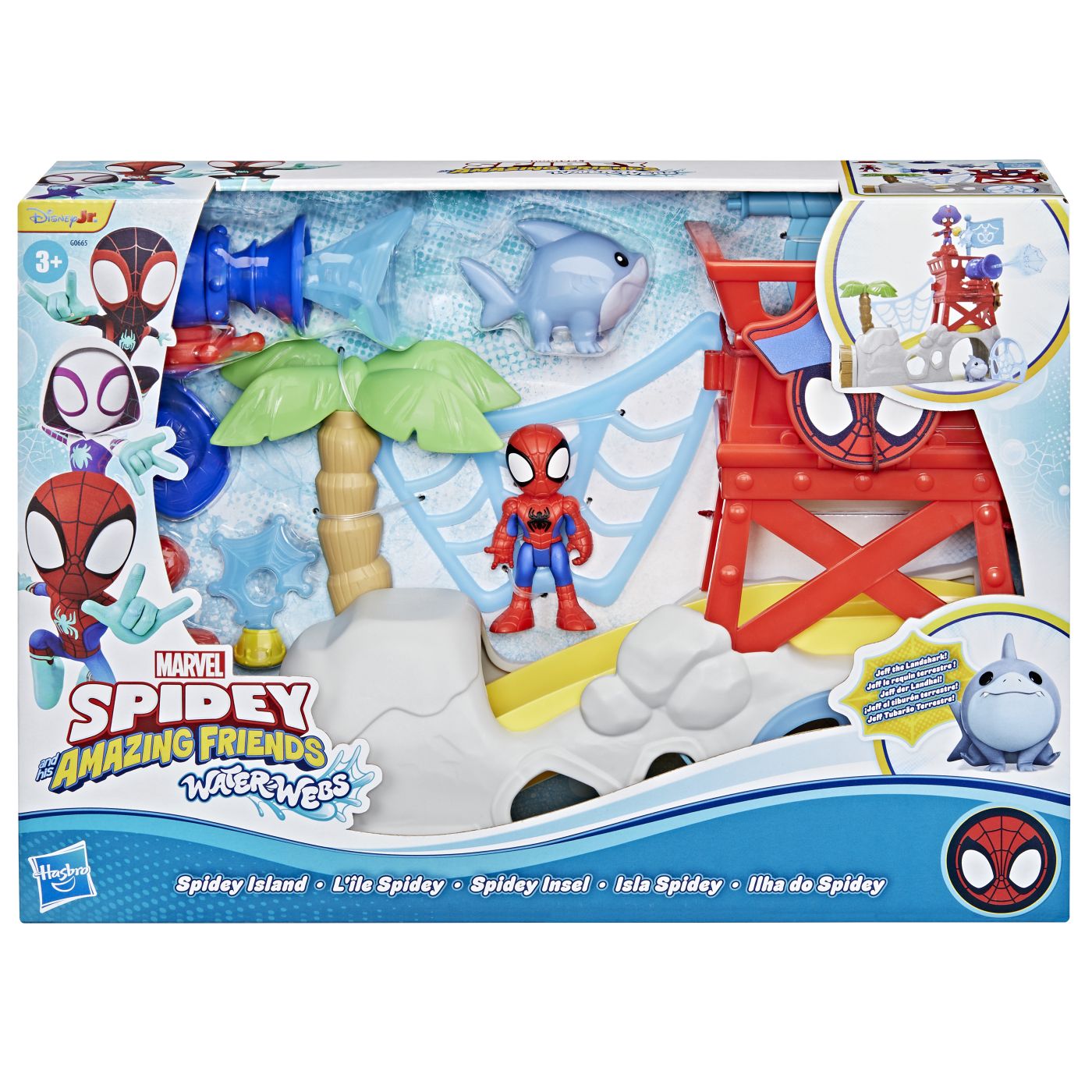 SPIDEY SI PRIETENII LUI UIMITORI MARVEL WATER WEBS INSULA LUI SPIDEY