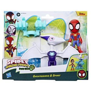 SPIDEY SI PRIETENII MARVEL DINO WEBS GHOSTASAURUS SI SPIDEY