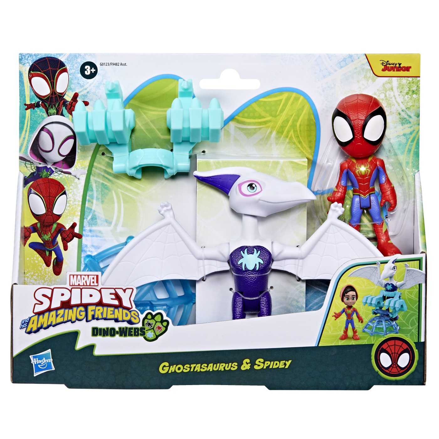 SPIDEY SI PRIETENII MARVEL DINO WEBS GHOSTASAURUS SI SPIDEY