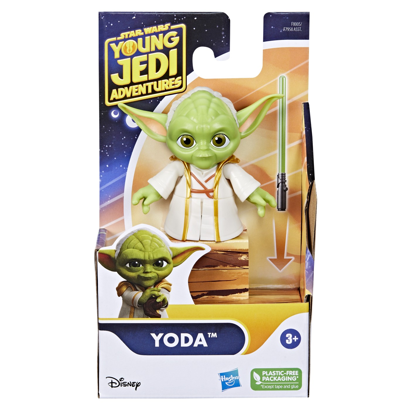 STAR WARS YOUNG JEDI ADVENTURES FIGURINA YODA 10CM
