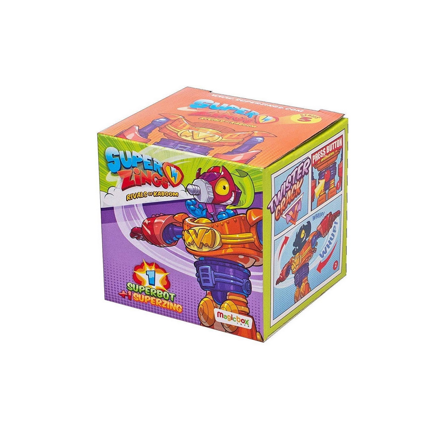 SUPERZINGS 3 SUPERBOT TWISTER CRACK PORTOCALIU