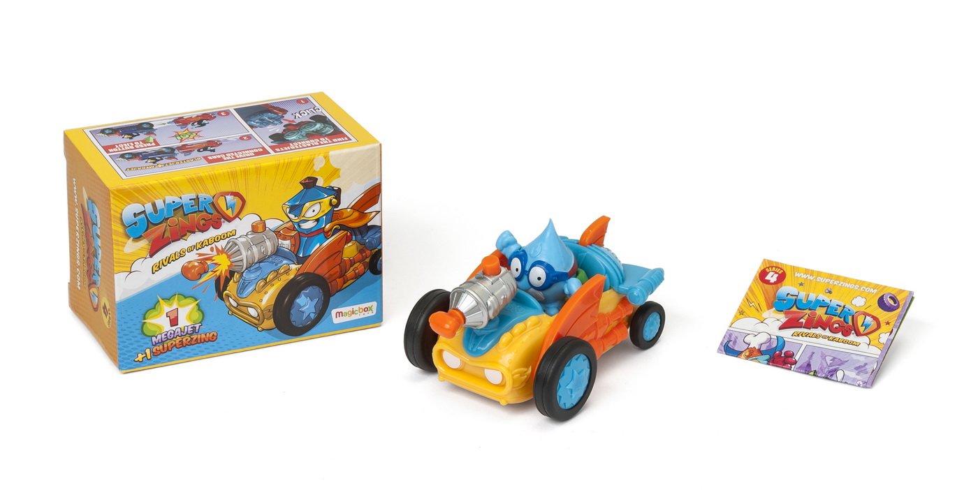 Superzings 4 Megajet Blaster Punch Albastru