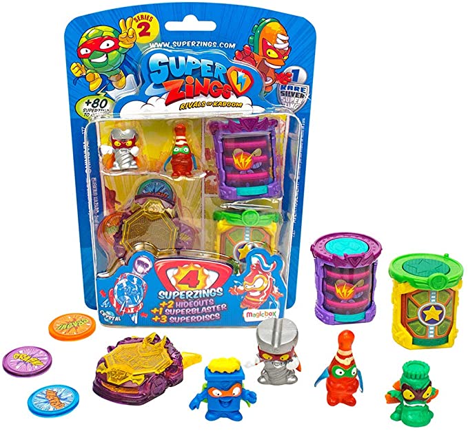 SUPERZINGS II SET 4 FIGURINE SI ACCESORII