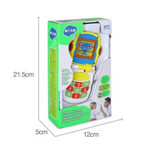 TELEFON MOBIL ALB BEBE CU LUMINI SI SUNETE