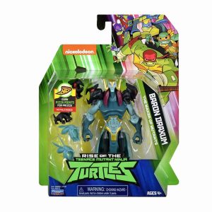 TESTOASELE NINJA FIGURINA BARON DRAXUM CU ACCESORII