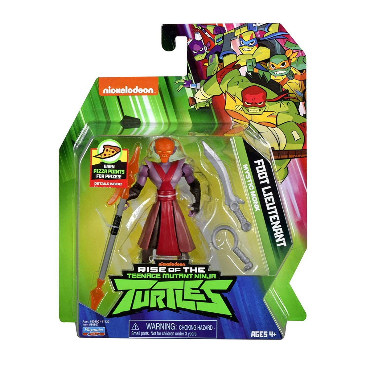 TESTOASELE NINJA FIGURINA FOOT LIUTENANT CU ACCESORII