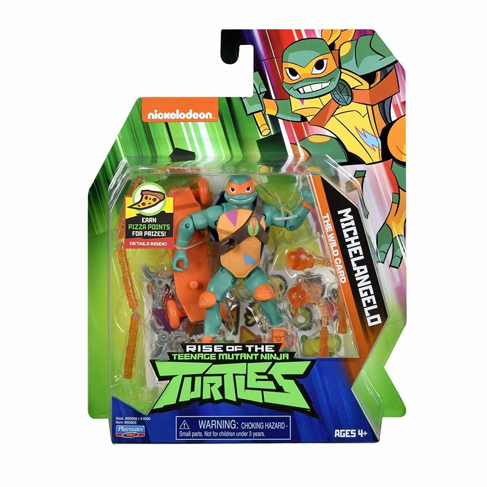 TESTOASELE NINJA FIGURINA MICHELANGELO CU ACCESORII